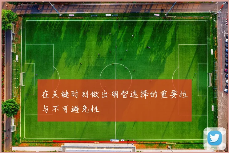 在关键时刻做出明智选择的重要性与不可避免性